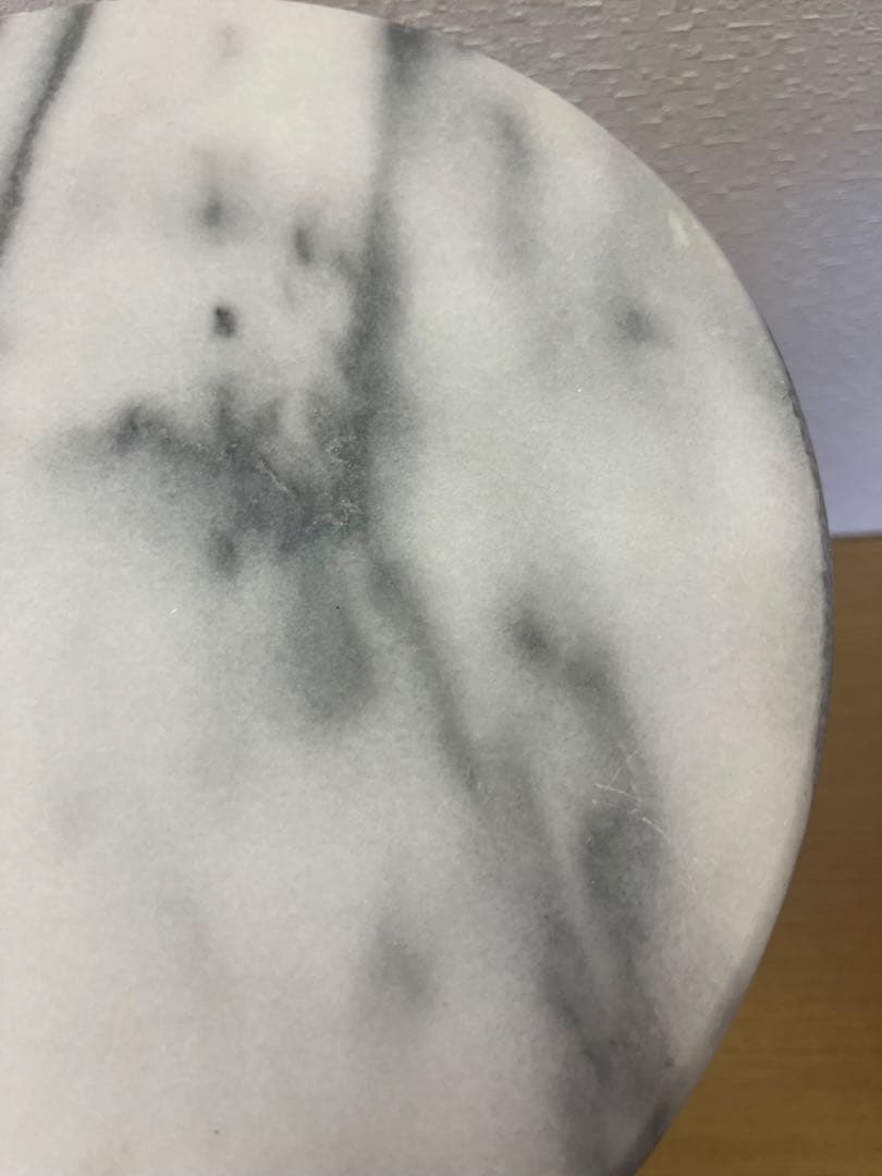 大理石 フラワースタンド 花台 サイドテーブル インテリア 装飾　円形テーブル