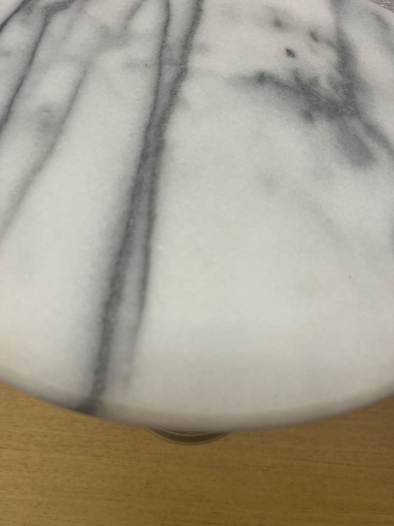 大理石 フラワースタンド 花台 サイドテーブル インテリア 装飾　円形テーブル