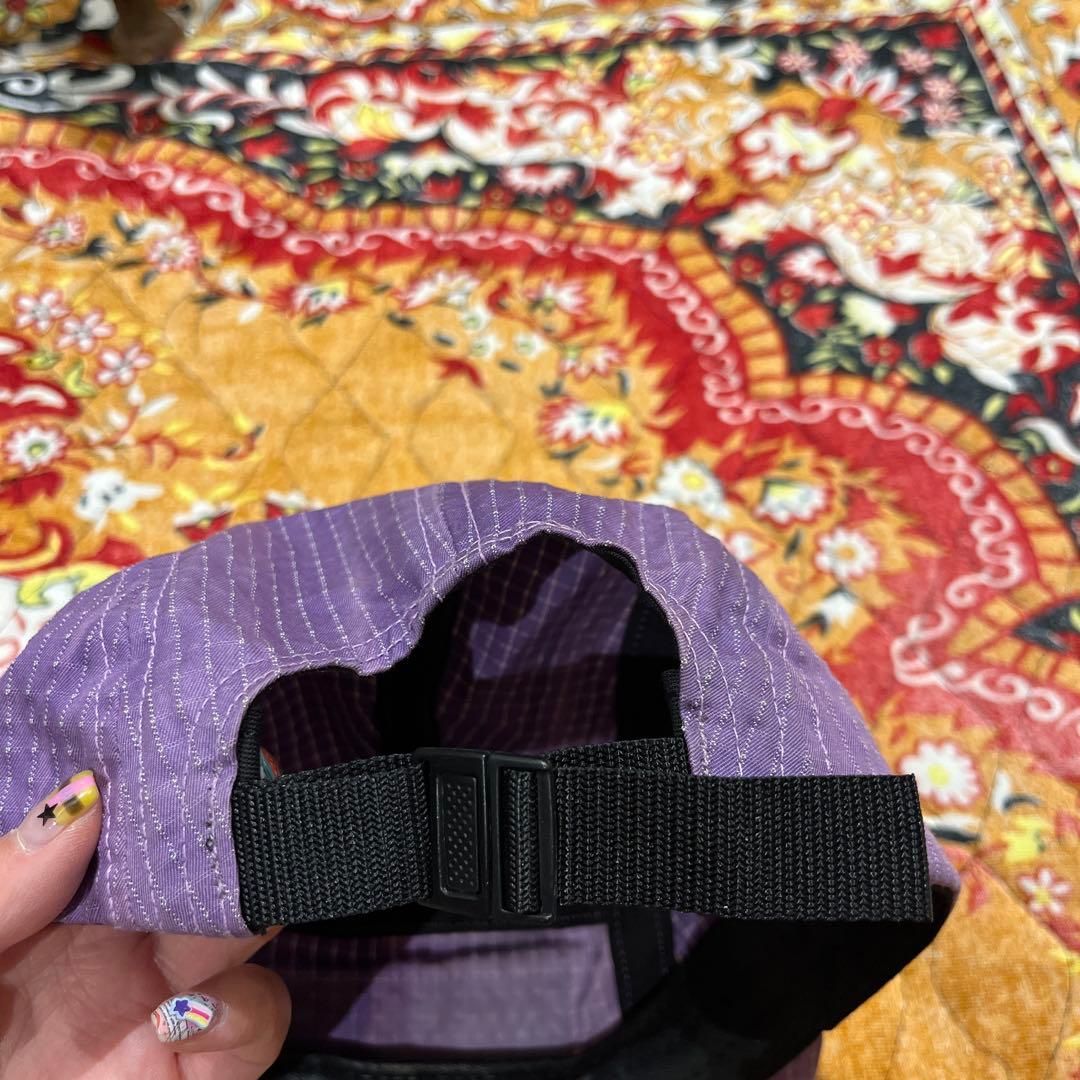 Supreme 紫 ワークキャップ