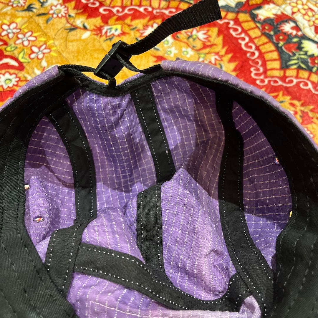 Supreme 紫 ワークキャップ