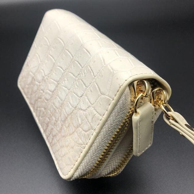 フォロー割適用　本物クロコ・腹革　シャム　クロコダイル商品2点セット