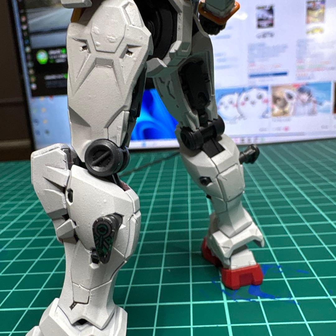 【完成品】HG セイラ専用塗装　軽キャノン改　と　HG赤いガンダム　ザクバズーカ