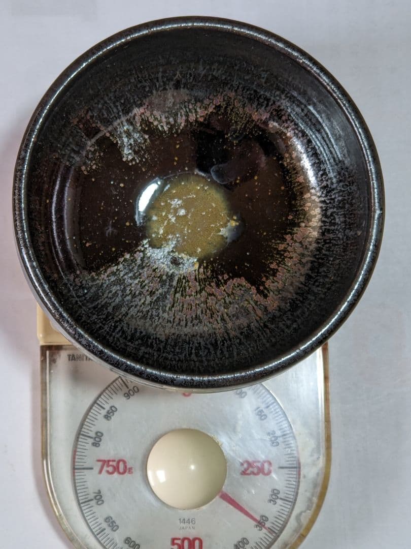 ♦茶道具 窯変天目 虹彩 抹茶碗 作家物 青山作 茶道具 コレクション 骨董品