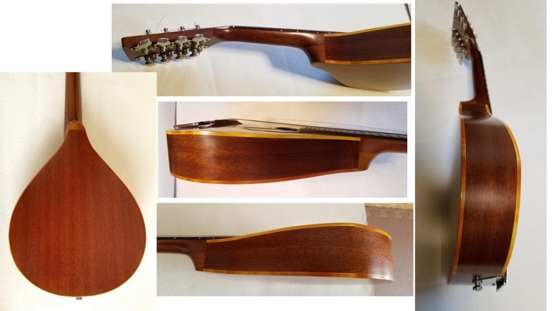 フラットマンドリン・良品（田原楽器：TETOMAS）ケース・新品弦付き