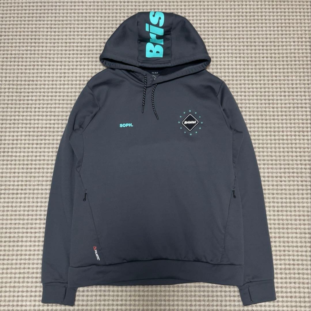 【美品】 F.C.R.B. ポーラテックパワーストレッチトレーニングフーディ