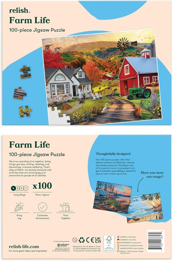 ジグソーパズル 100ピース 認知症対応 195B2106