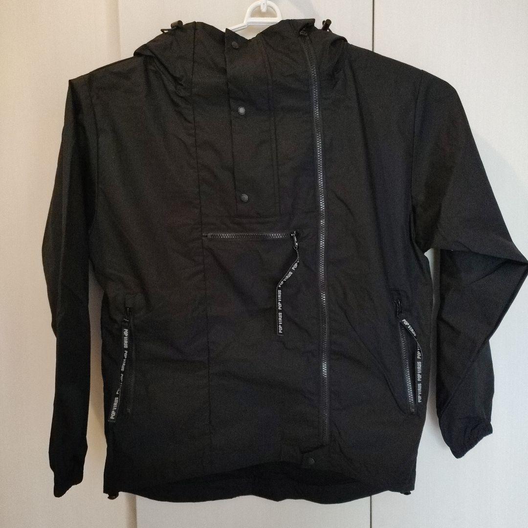 星野源　POP VIRUS アノラック　フード付き黒ジャケット　Lサイズ