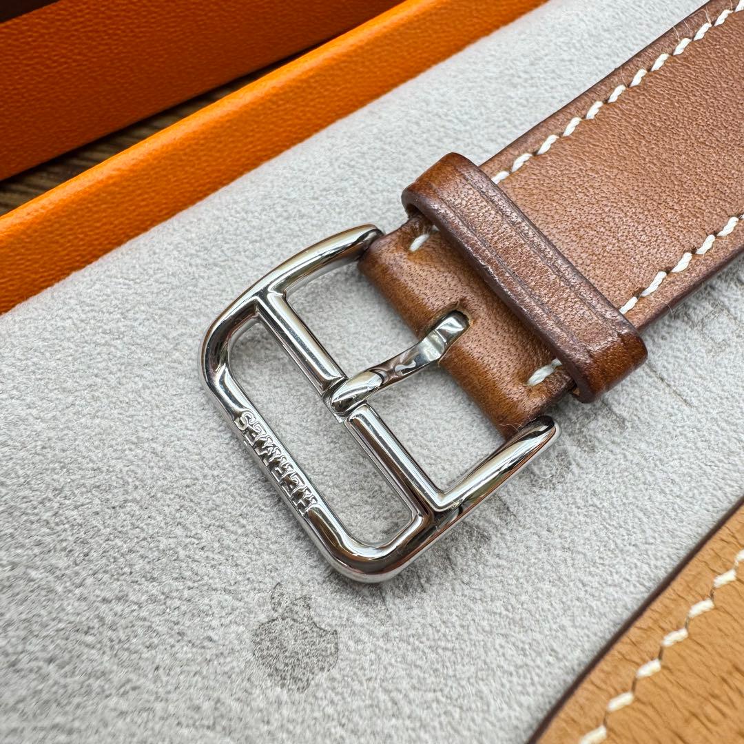 2534 ほぼ未使用　Apple Watch エルメス　ブラウン　レザーバンド