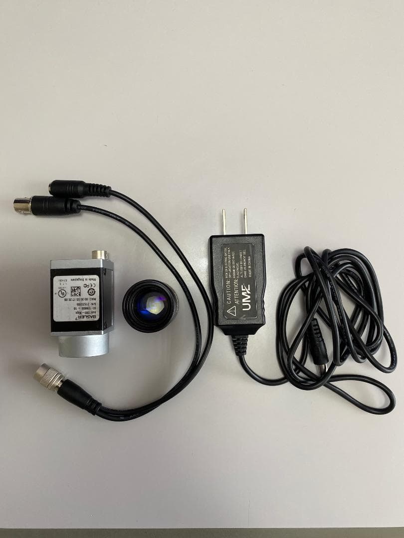Basler acA1300-30gc カメラ レンズと電源アダプターセット