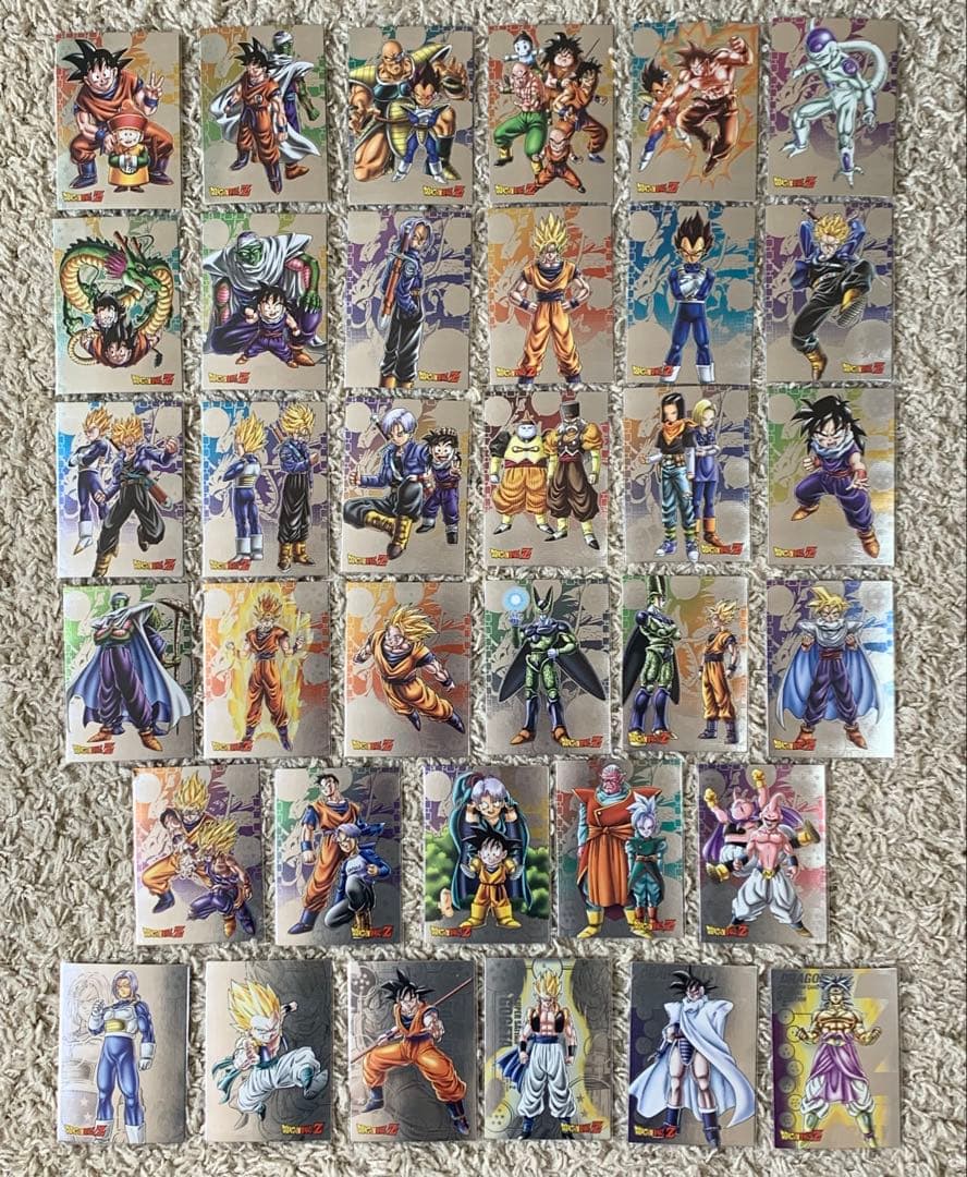 ドラゴンボール　ガム　カード　35枚　ENSKY 日本製　レア　SR 片面全キラ