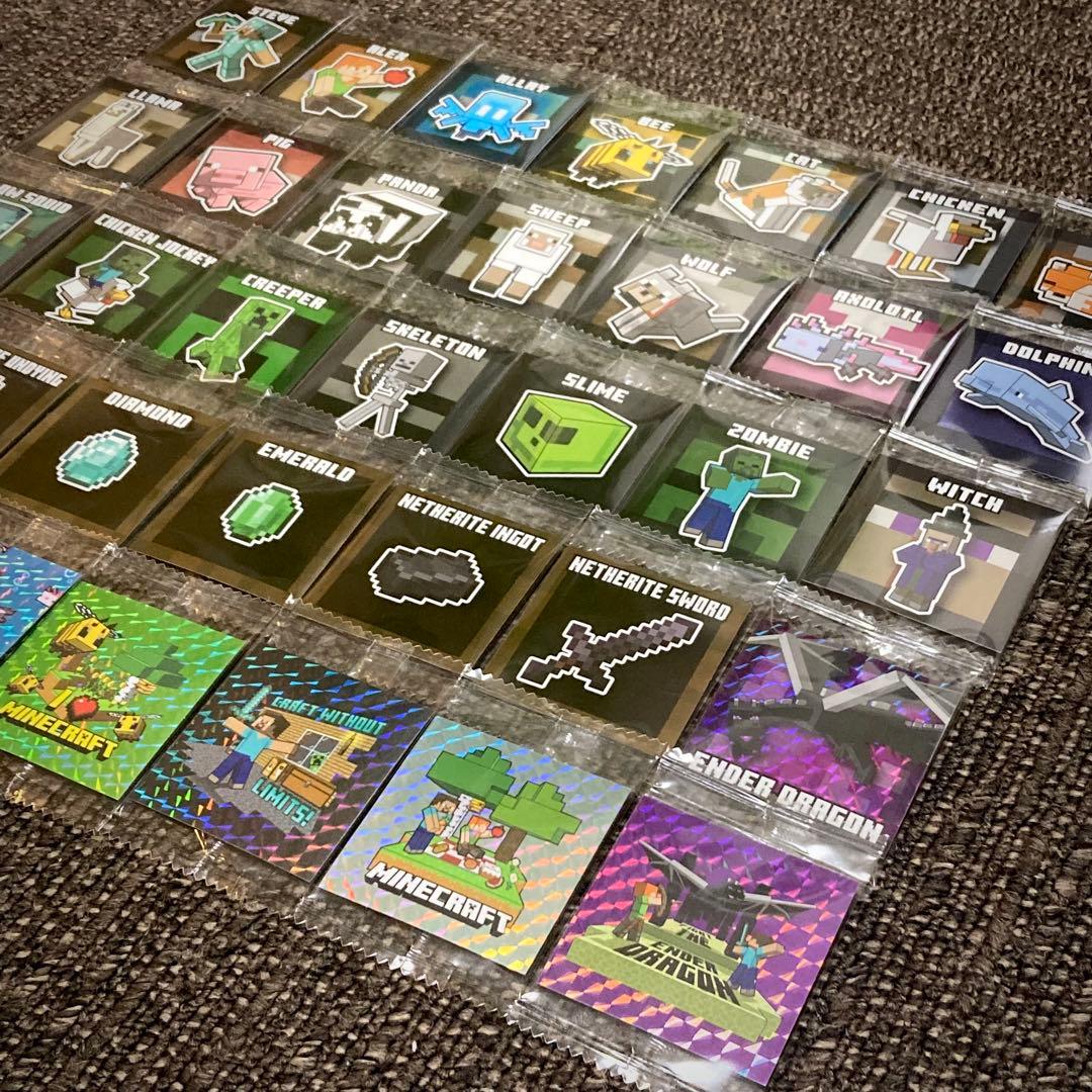 【全種セット】マイクラ ウエハース シール(35枚)