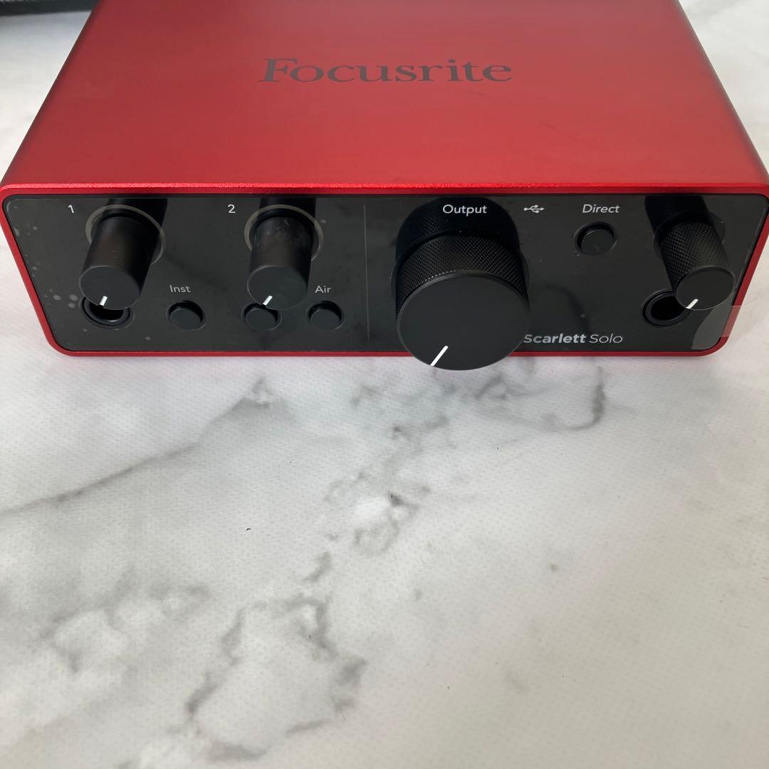 DTM・DAW FOCUSRITE Scarlett Solo 4th gen