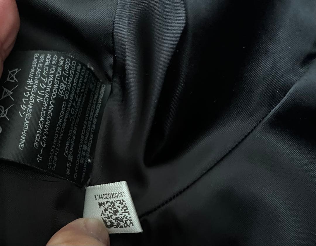 Y-3ヨウジヤマモト レザージャケットフード 美品ですが訳あり