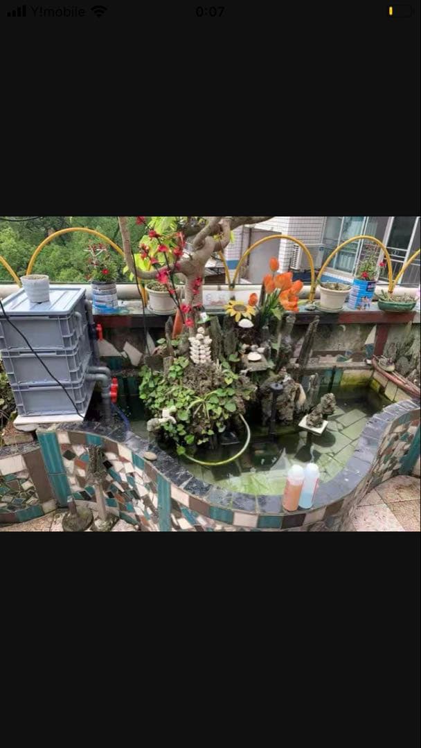 水槽池濾過器、1段階ろ材満タン付き三段式万能濾池大型水槽濾過層フィルター送料込み