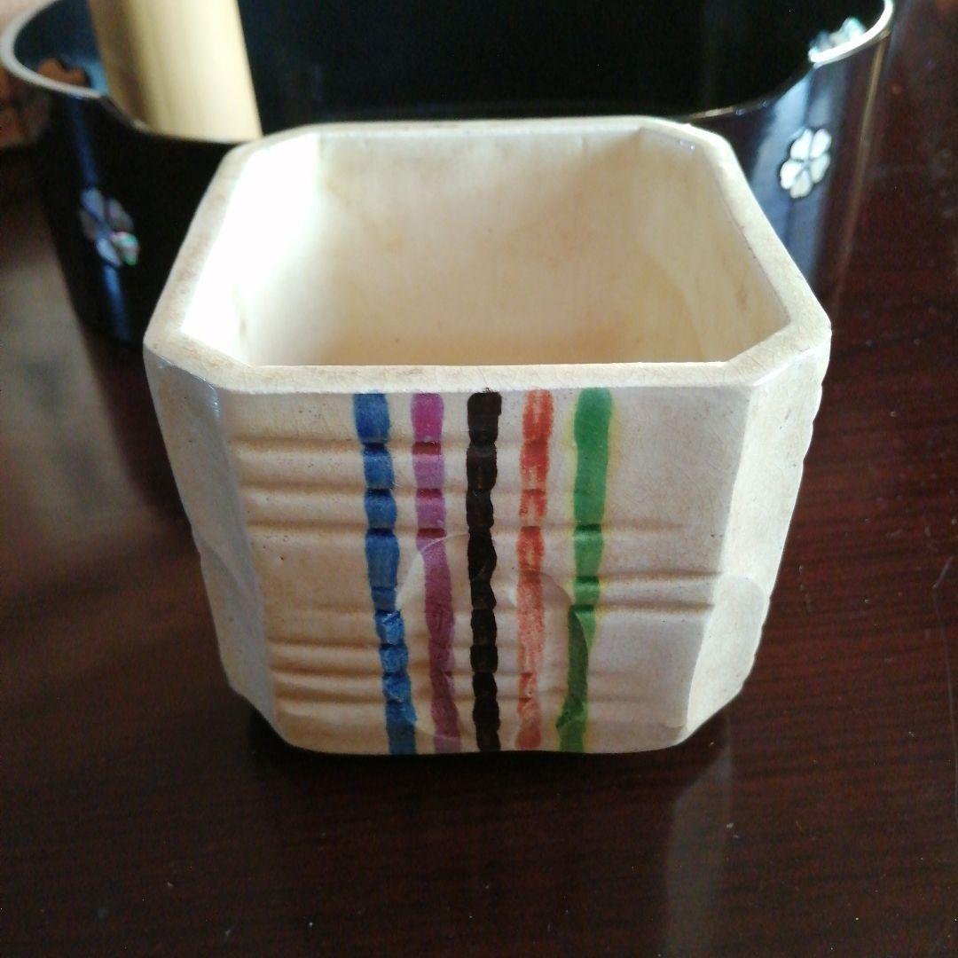 螺鈿煙草盆一対　25cm　大正〜昭和初期