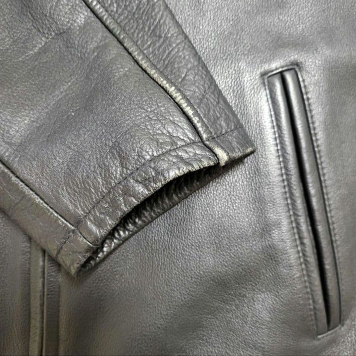 18900□Hard Rock CAFE レザージャケット 牛革 bc11yt