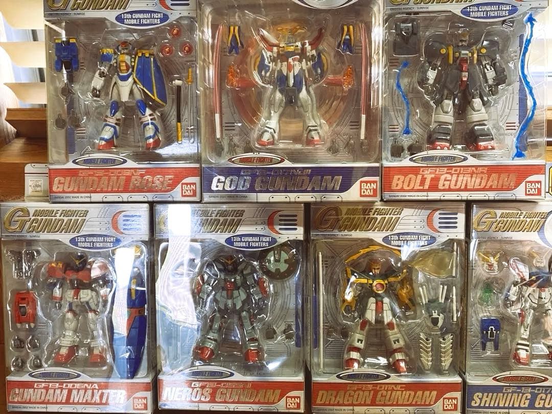 モビルスーツインアクション　モビルファイター Gガンダム　7体セット