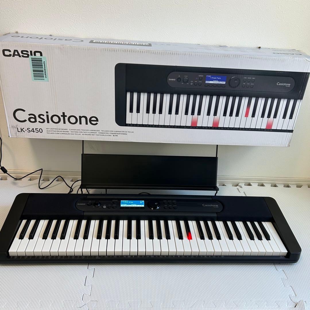 CASIO LK-S450 61鍵盤 電子キーボード