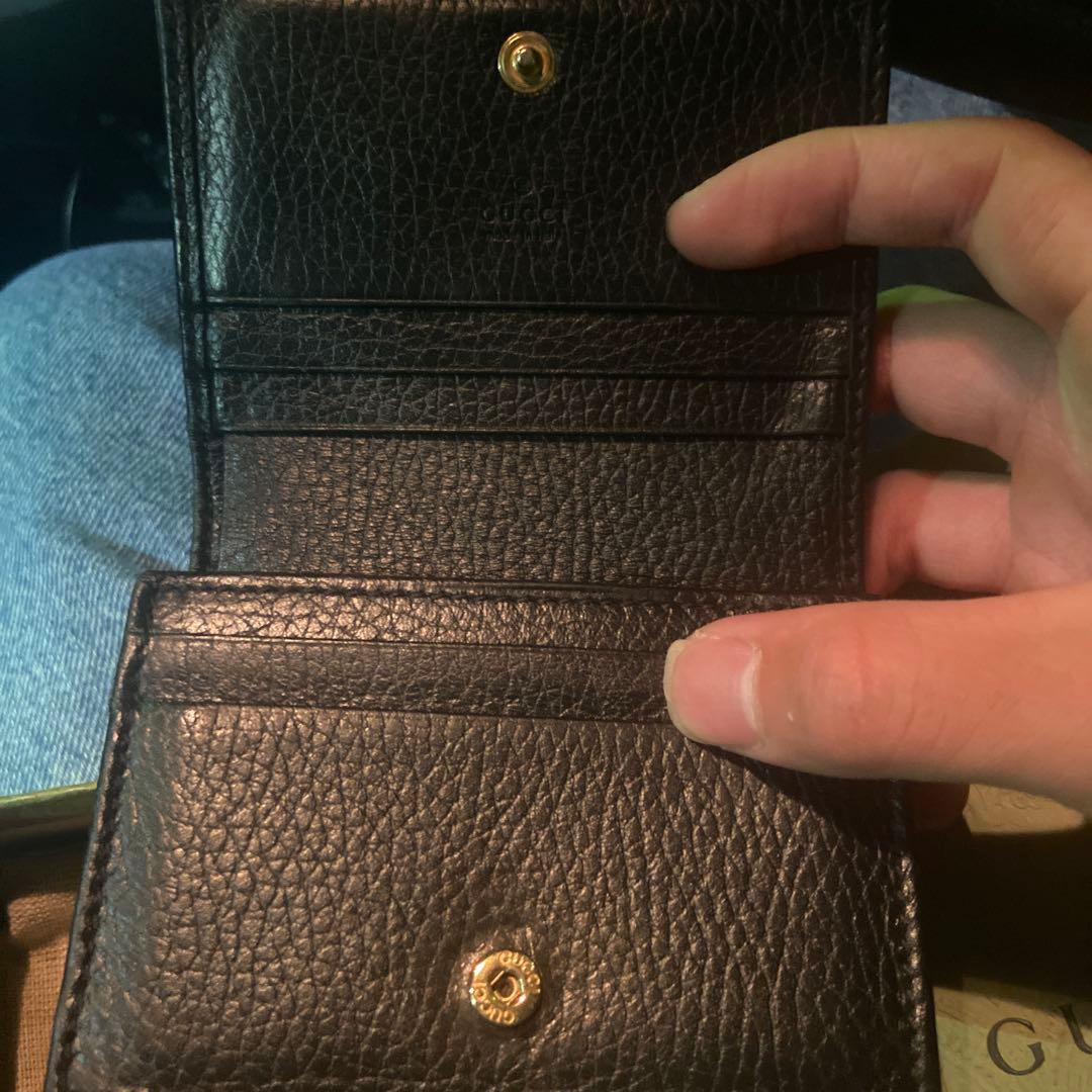 GUCCI ブラック 二つ折り財布