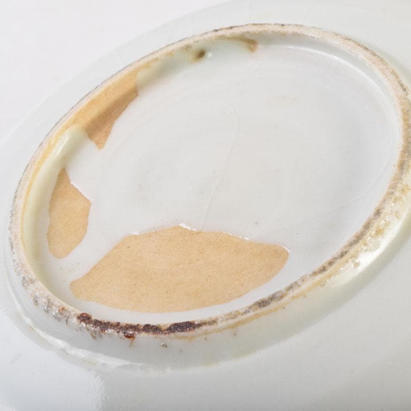 中国　赤絵　花鳥神獣文　小皿　四客　C　9087