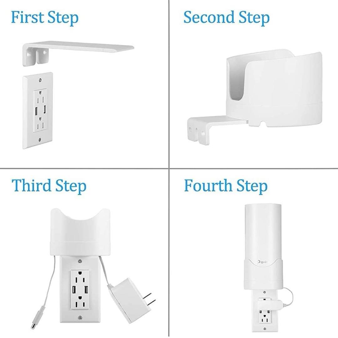 Deco M4 ルーター 省スペース 管理 コンセント マウントホルダー