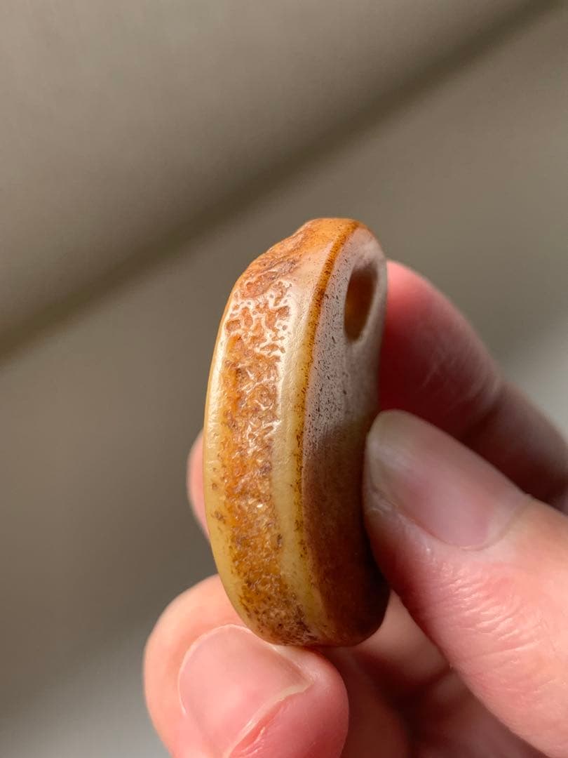 呪物　カパラ　天珠　チベット　カパーラ　頭蓋骨　根付　クマントーン　プラクルアン