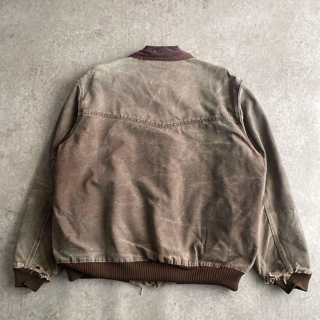 レアカラー 鬼フェード カーハート サンタフェジャケット 2XL チェスナット