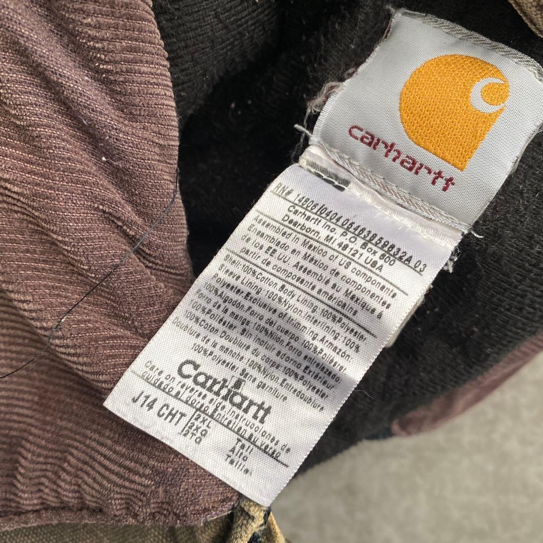 レアカラー 鬼フェード カーハート サンタフェジャケット 2XL チェスナット