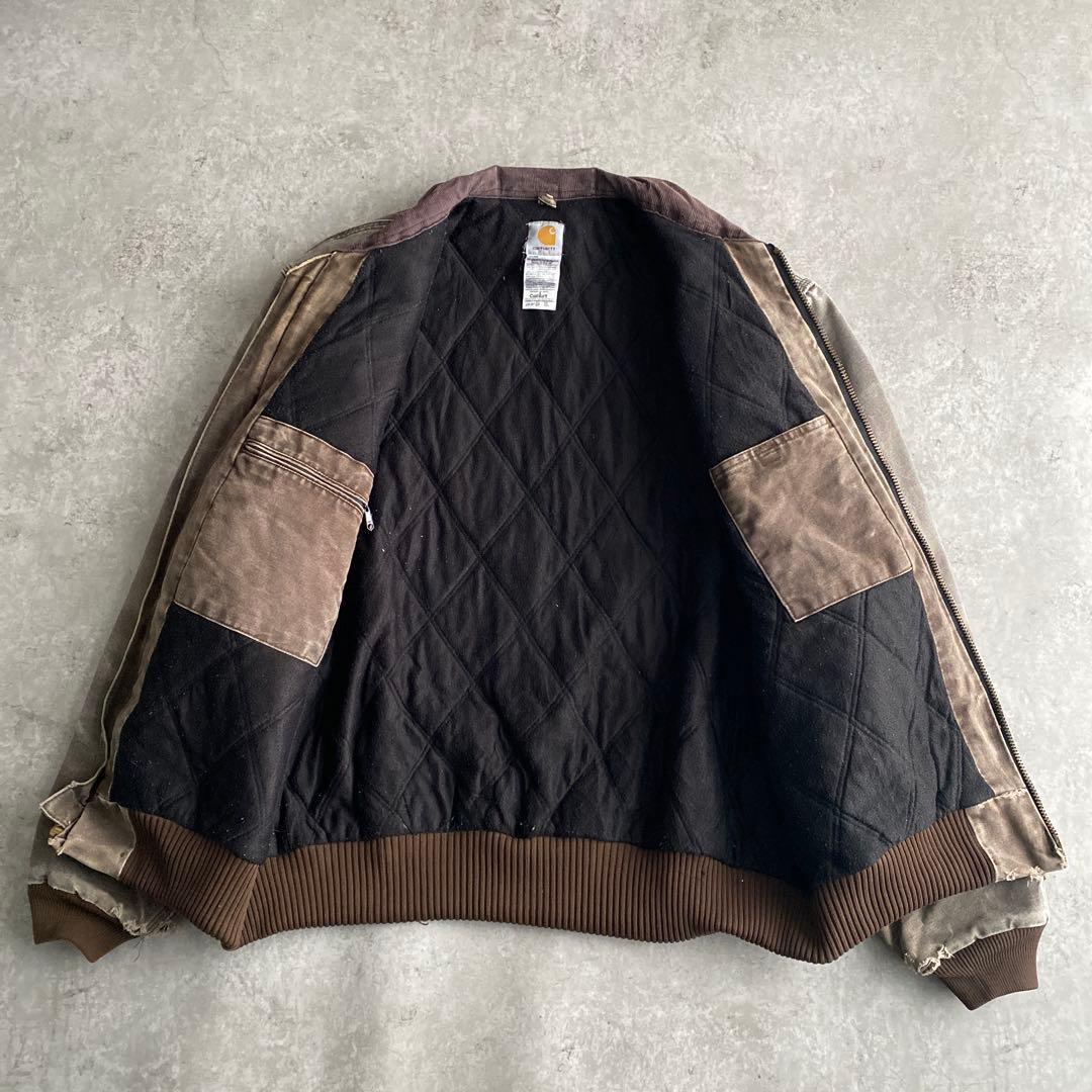 レアカラー 鬼フェード カーハート サンタフェジャケット 2XL チェスナット