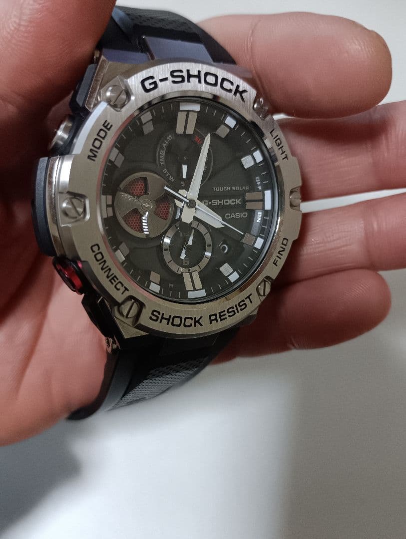 ほぼ新品G-SHOCK⭐G-STEEL⭐GST-B100-1AJF