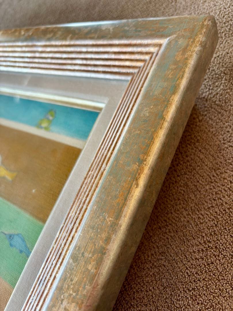 長嶺ヤスコ 猫の絵画 油彩画 フラメンコダンサー 直筆 オリジナル サイン有