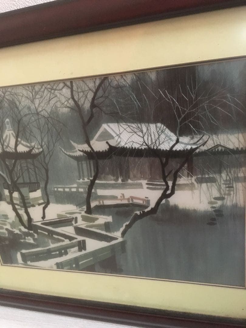 糸で描かれた絵画 プライスダウン