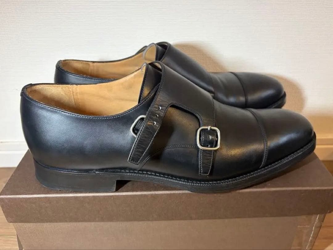 【美品】Church’s Cowes 80F ダブルモンク 26.5cm