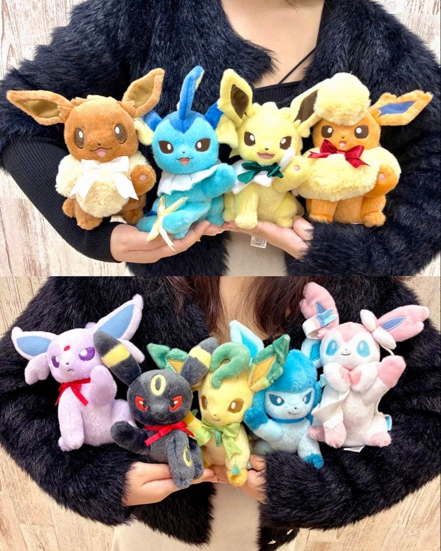 【即購入可】ぬいぐるみ Eevee Collection イーブイ 全9種セット