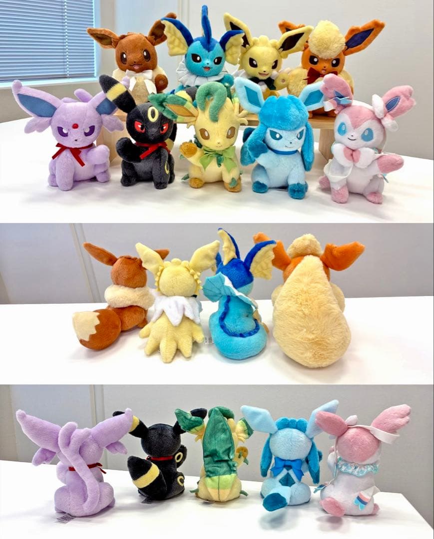 【即購入可】ぬいぐるみ Eevee Collection イーブイ 全9種セット