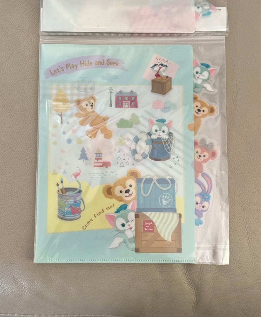 東京ディズニーシー ダッフィー クリアファイル 4枚セット