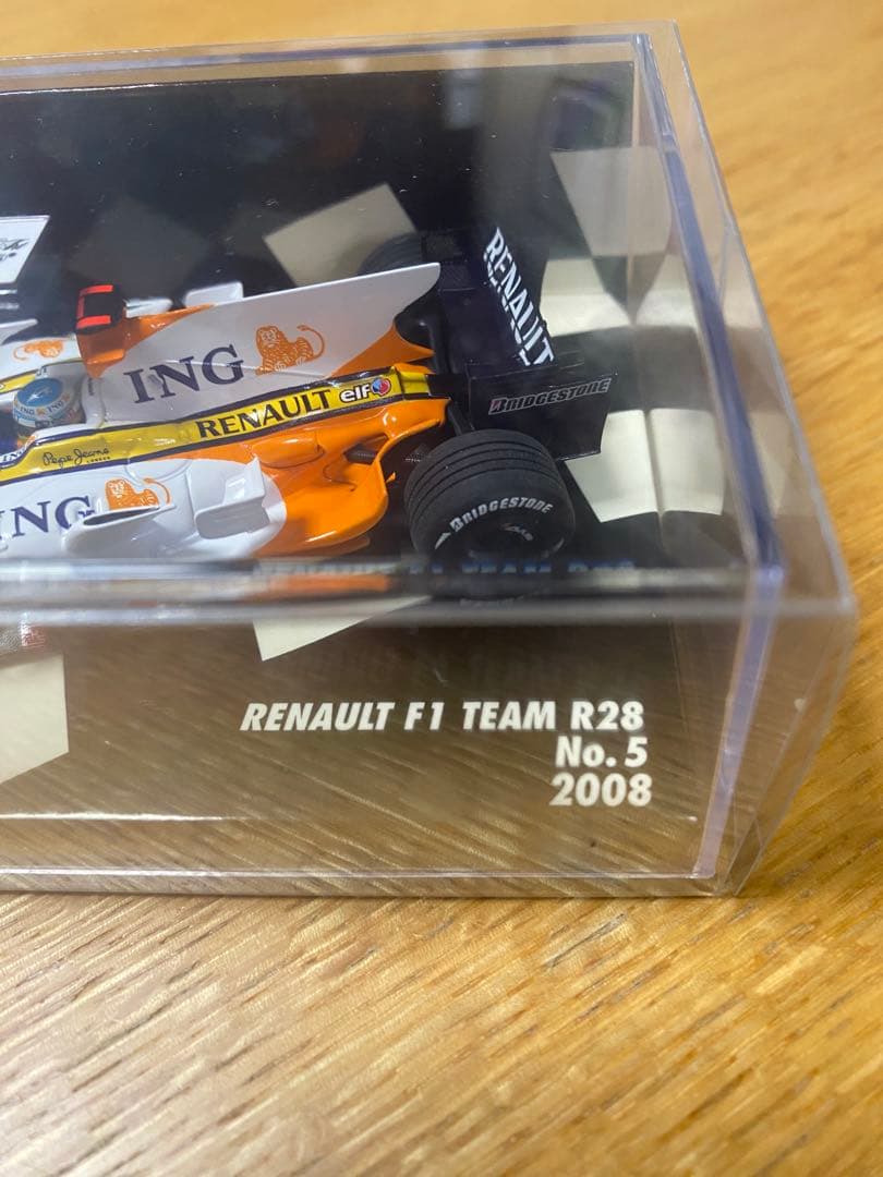 1/43 MINICHAMPS RENAULT F1アロンソサイン入り未展示品