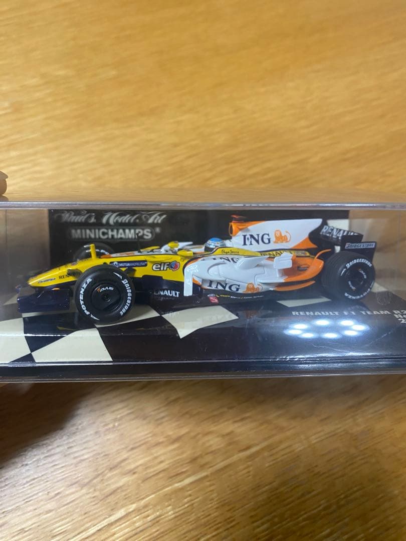 1/43 MINICHAMPS RENAULT F1アロンソサイン入り未展示品