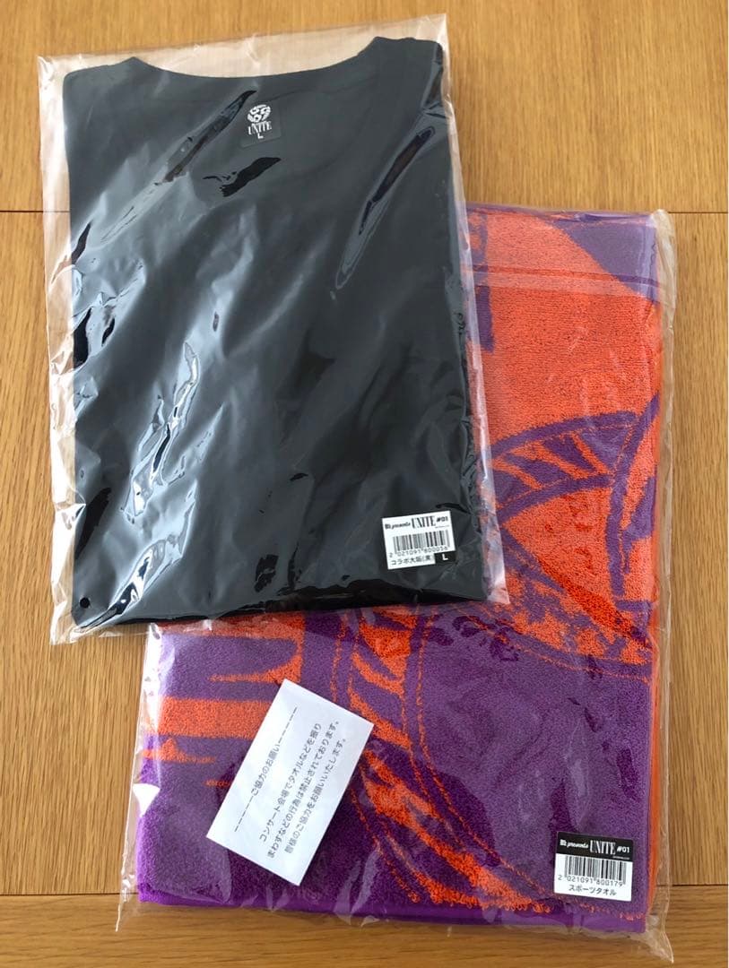 新品未開封　B'z UNITE Mr.Children シャツ　タオル