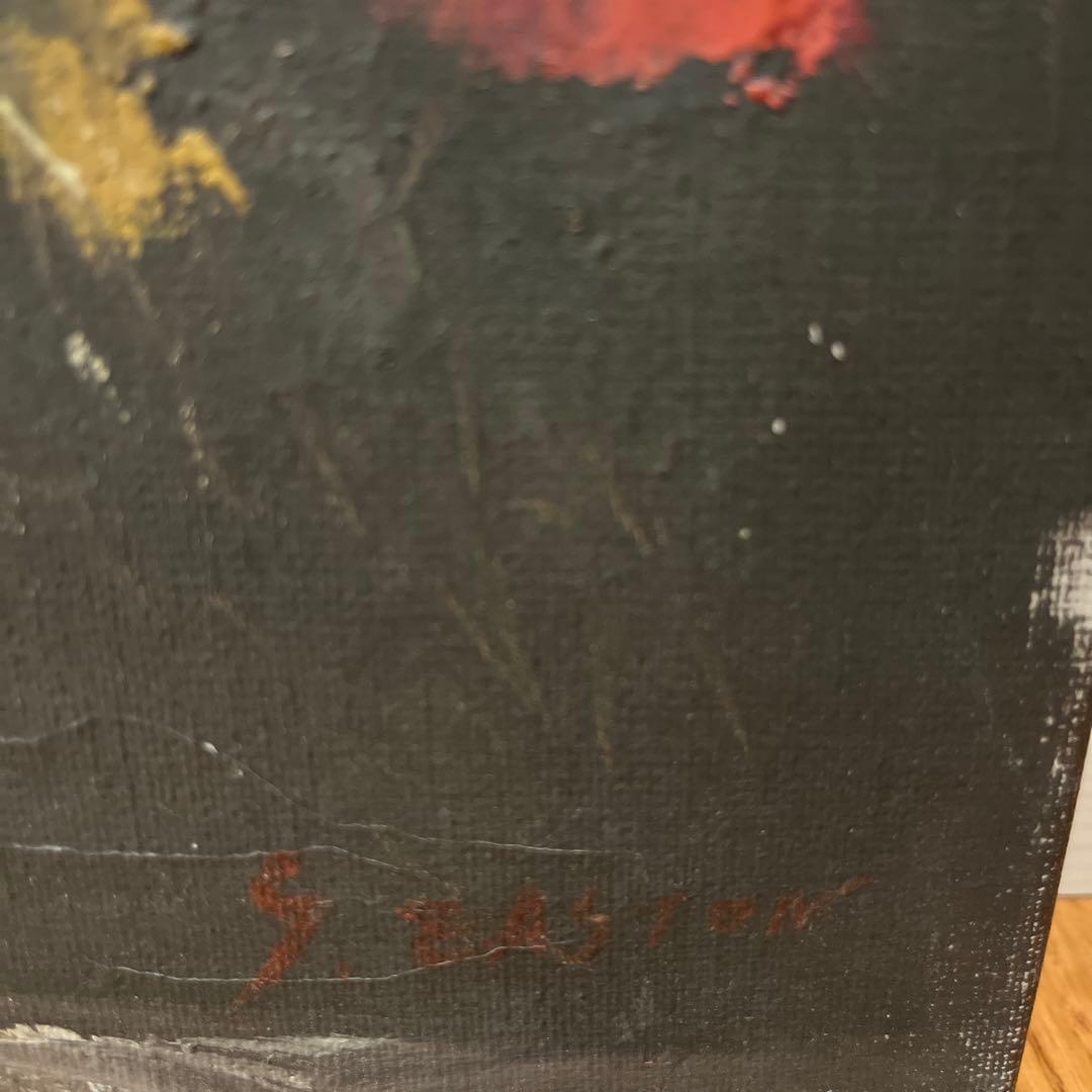 フランス　無名作家の油絵