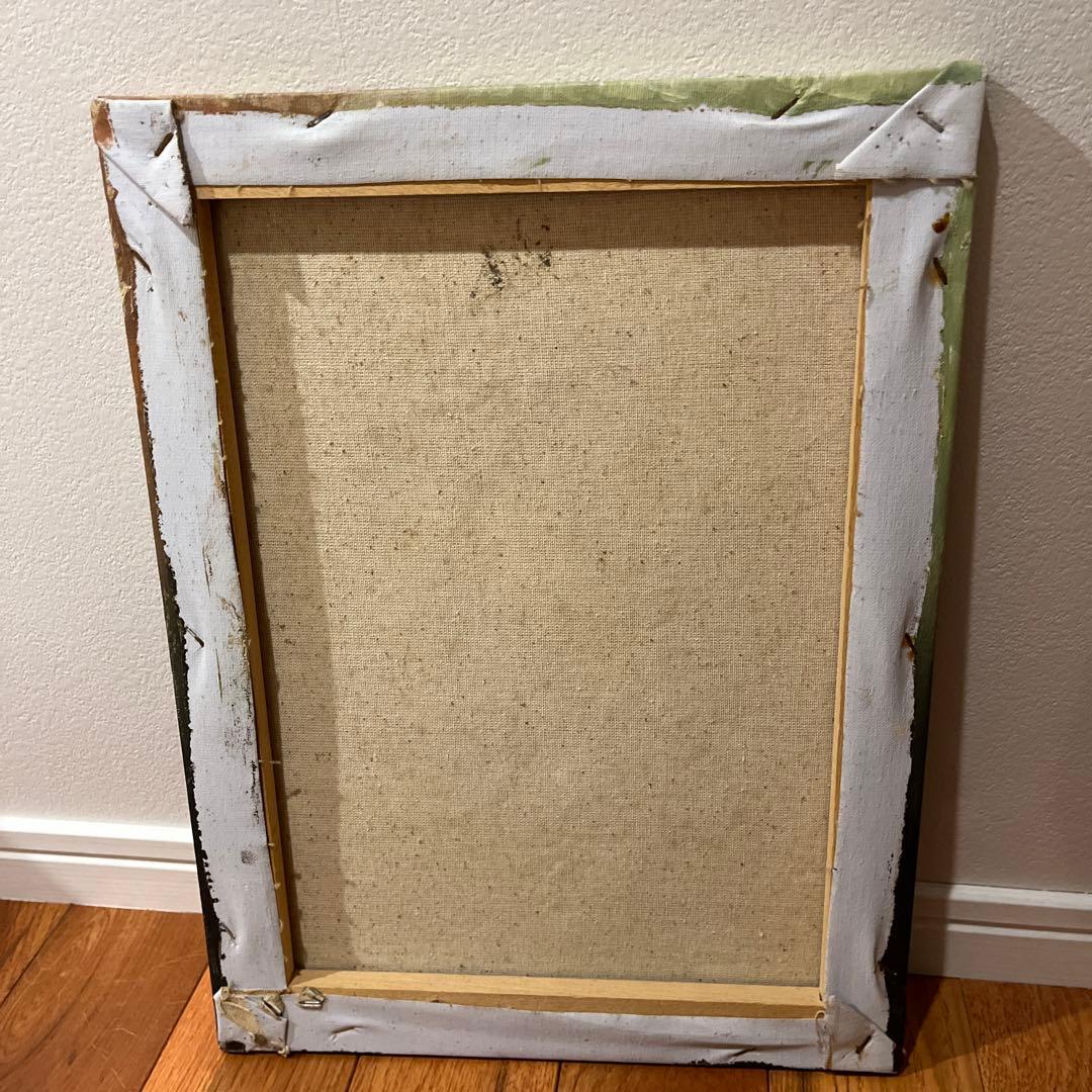 フランス　無名作家の油絵