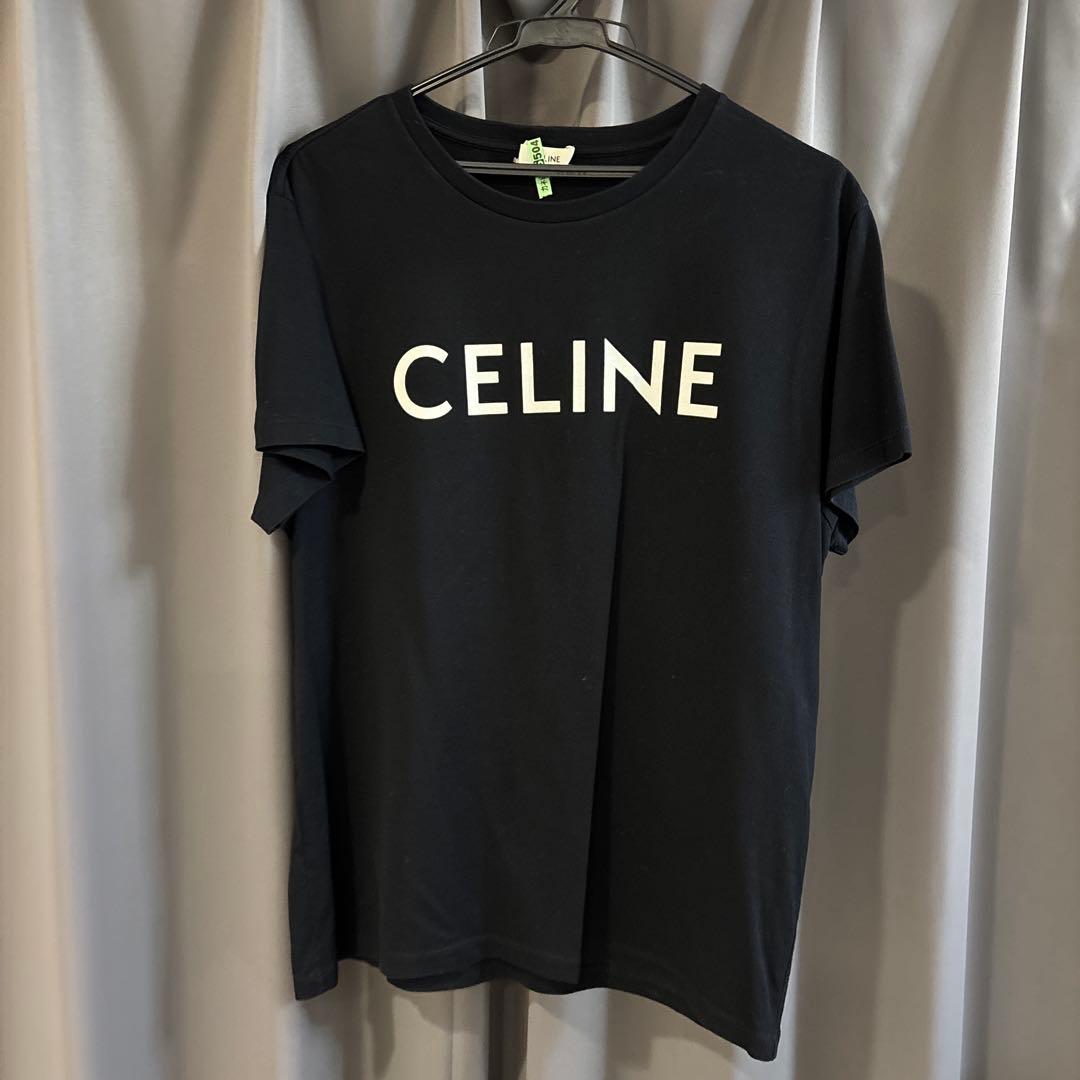 CELINE ブラック Tシャツ　S