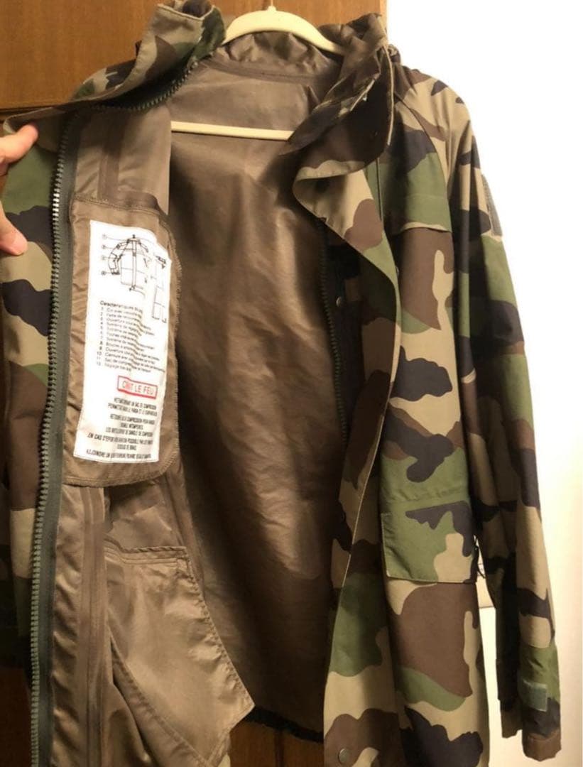 【未使用】フランス軍実物 ウッドランド カモ ゴアテックス パーカー