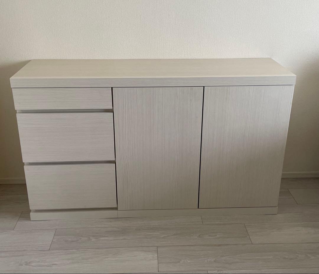 KEYUCA ケユカ 木製　キャビネット　ホワイト