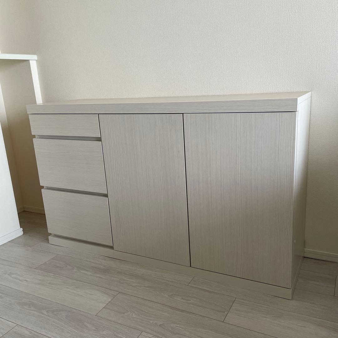 KEYUCA ケユカ 木製　キャビネット　ホワイト