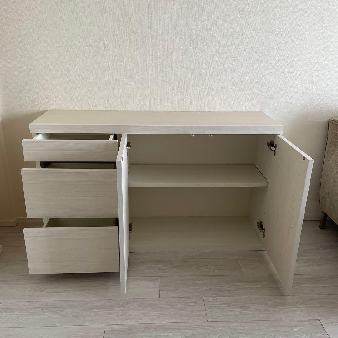 KEYUCA ケユカ 木製　キャビネット　ホワイト