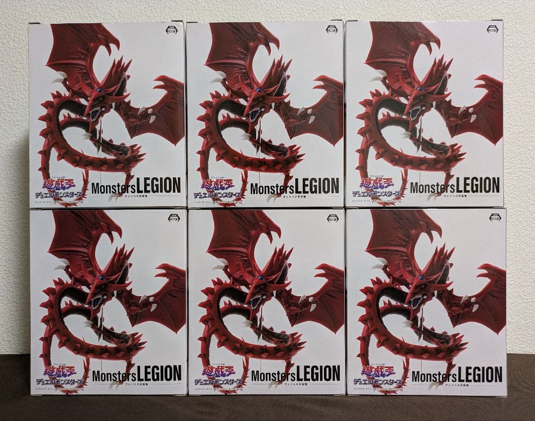 遊戯王 オシリスの天空竜 Monsters LEGION フィギュア6体