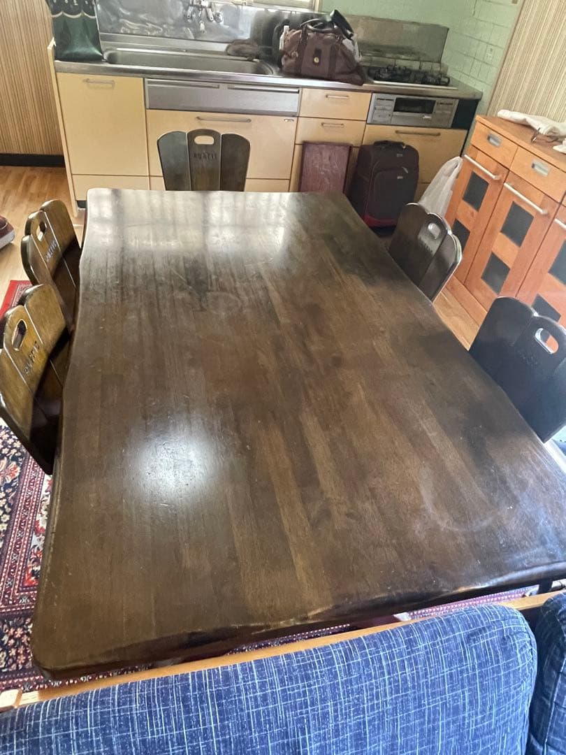 カリモク　ルスティック　ダイニングテーブル チェア5脚セット