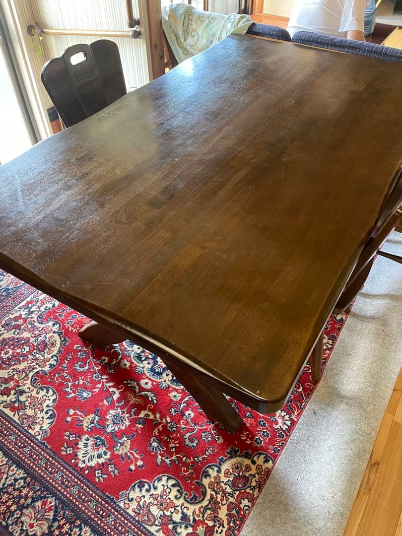 カリモク　ルスティック　ダイニングテーブル チェア5脚セット