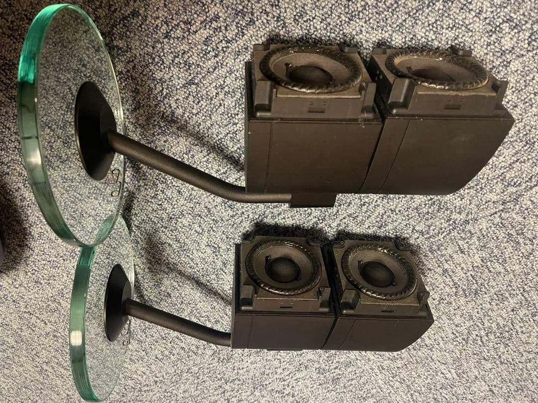 【BOSE】ダブルキューブ サテライトスピーカー ガラススタンド付き